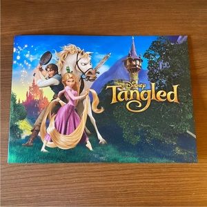 Disney Tangled Exclusive Commemorative Lithographs 2011 set 4 with Folder